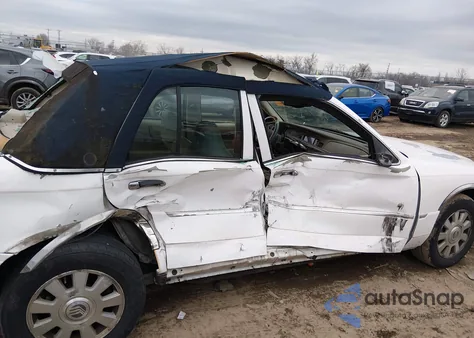 2004 Mercury Grand Marquis Ls from USA, damaged, VIN 2MEFM75W24X680932